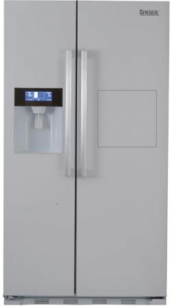 یخچال و فریزر سایدبایساید سینجر مدل hc 666wes