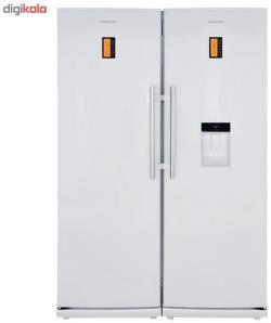 یخچال و فریزر دوقلوی اسنوا مدل sr r388ti sr f389ti