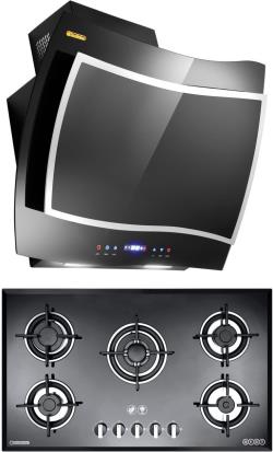 هود و اجاق گاز صفحه ای درخشان مدل فریز g607