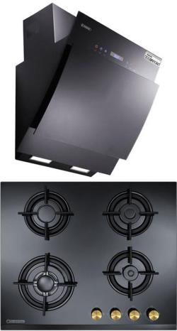 هود و اجاق گاز صفحه ای درخشان مدل آپریل سایز 60 و g401