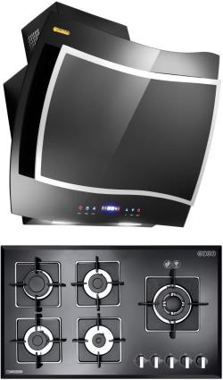 هود و اجاق گاز صفحه ای درخشان مدل فریز g614