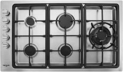 اجاق گاز صفحه ای استیل آروما مدل h537s