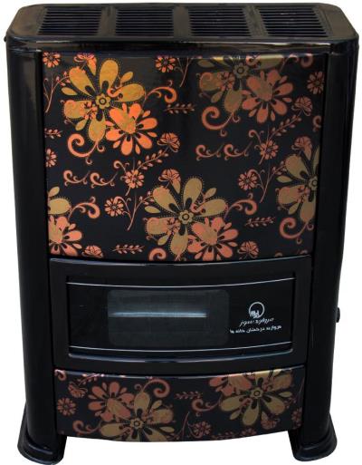 بخاری گازی مروارید سوز طرح گل مدل 8000