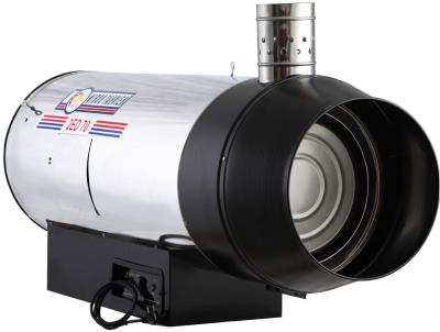 جت هیتر دوگانه سوز دودکشدار نیرو تهویه البرز مدل 2ED 70