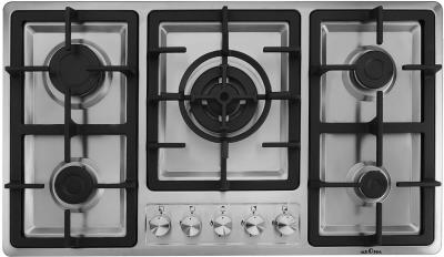 اجاق گاز صفحه ای استیل آروما مدل H105