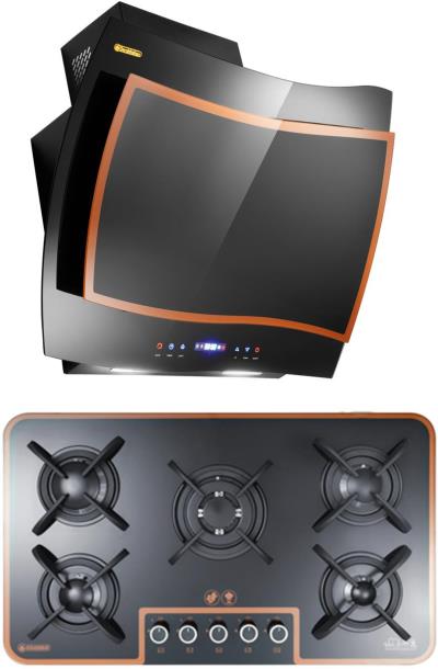 هود و اجاق گاز صفحه ای درخشان مدل فریز G636