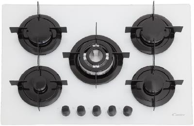 اجاق گاز صفحه ای شیشه ای کندی مدل CVG 75 SQPB