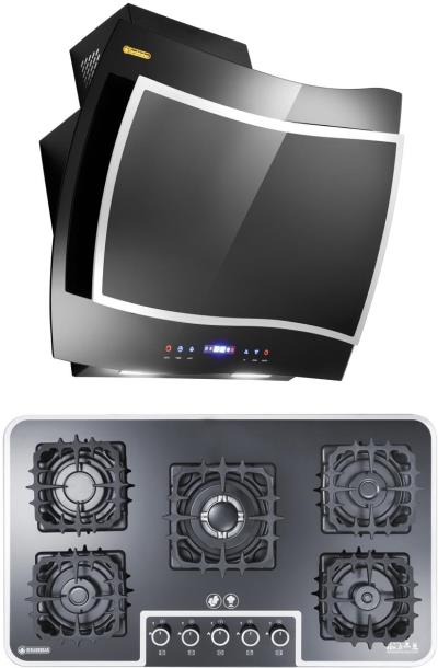 هود و اجاق گاز صفحه ای درخشان مدل فریز G637