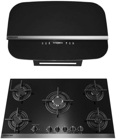 هود و اجاق گاز صفحه ای پرینسیپ مدل WOLF