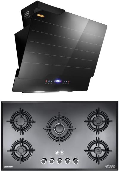 هود و اجاق گاز صفحه ای درخشان مدل نوت G605