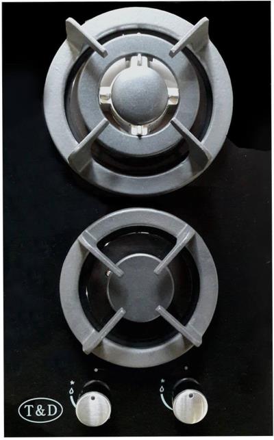 اجاق گاز صفحه ای شیشه ای تی اند دی مدل TD129