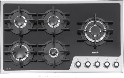 اجاق گاز صفحه ای تورینو پلاس کد TG 524M