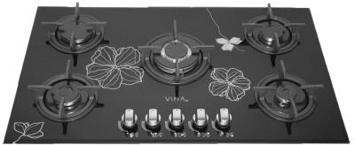 اجاق گاز صفحه ای شیشه ای ویترا مدل VF533