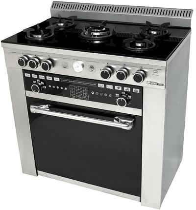 اجاق گاز سی آر استار استیل مدل 830T طرح فر ترموکوپلدار