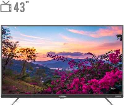 تلویزیون ال ای دی هوشمند ایکس ویژن مدل 43XT725 سایز 43 اینچ