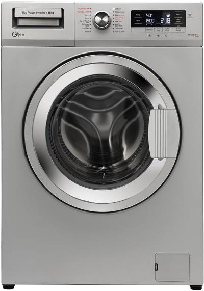 ماشین لباسشویی جی پلاس مدل GWM 84B35 ظرفیت 8 کیلوگرم