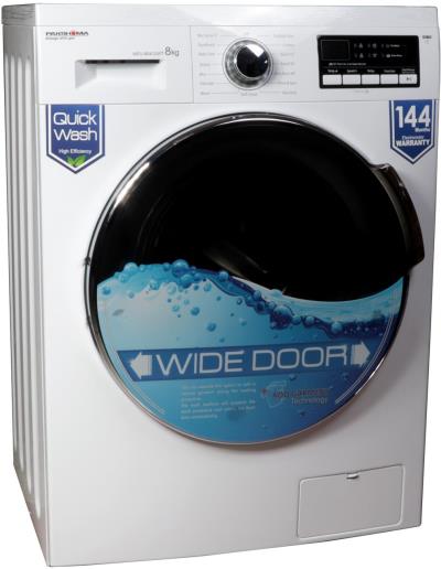 ماشین لباسشویی پاکشوما مدل WFU 80412 ظرفیت 8 کیلوگرم